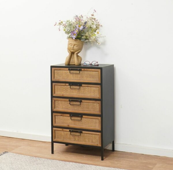 רטן - שידות 5 מגירות