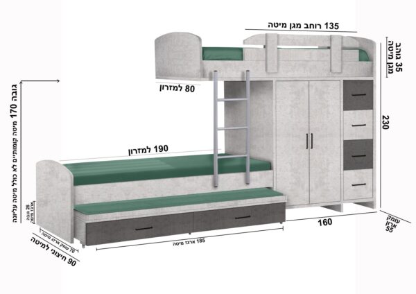 מיטת נוער סנדי