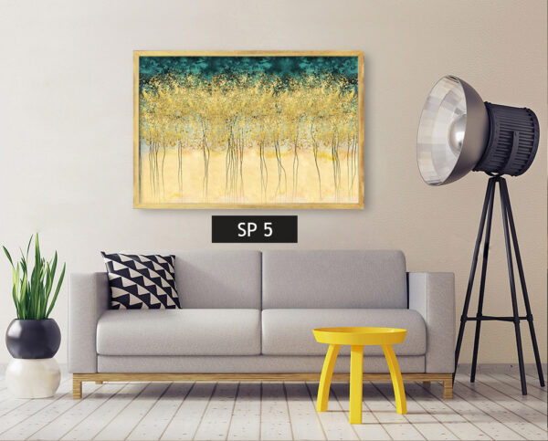 תמונה קנבס עצים מוזהבים SP 5