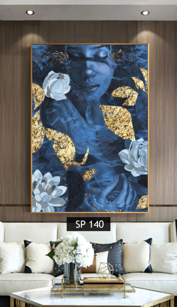תמונת קנבס אישה במים SP 140