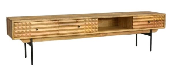 מזנון עץ טבעי מנגו