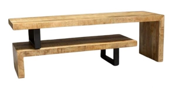 מזנון עץ טבעי מנגו