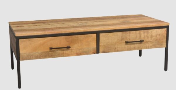 שולחן 2 מגירות מנגו