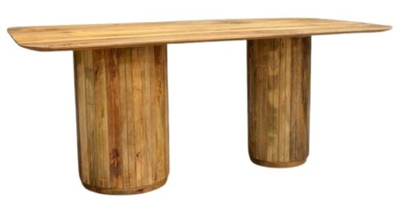 שולחן פינת אוכל עץ טבעי מנגו