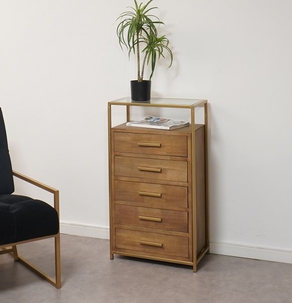 ניו יורק שידה 5 מגירות