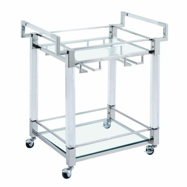 עגלת תה ACRYLICNICKEL