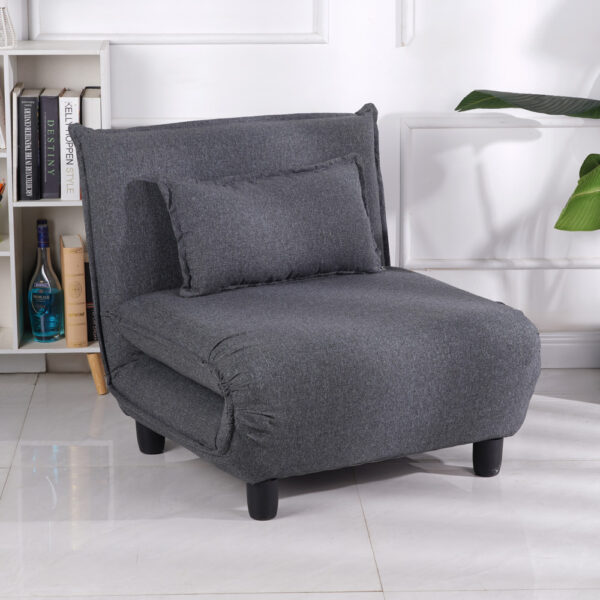 כורסא נפתחת למיטת יחיד מרופדת בד רחיץ דגם סיון