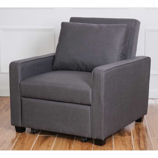 כורסא נפתחת למיטה עם ראש מתכוונן דגם יהלי + כרית נוי מתנה!