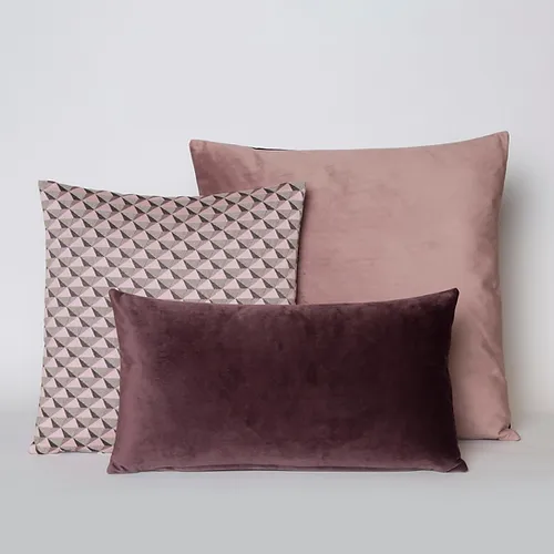 סט 3 כריות riley pink