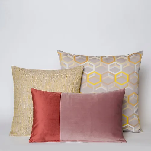 סט 3 כריות hypno yellow