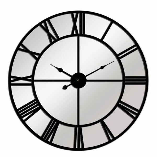 שעון קיר מתכת MANLOLAL בגודל 80X80X5