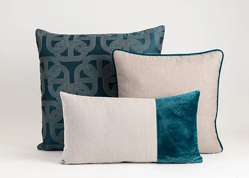 סט 3 כריות amor petrol