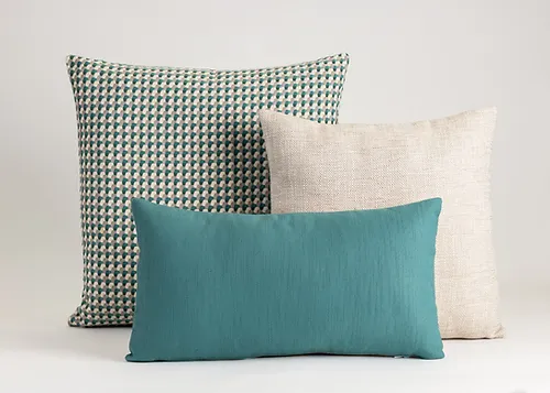 סט 3 כריות Kyoto Turquoise