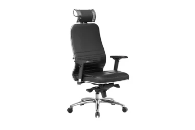 כסא מנהל ארגונומי Samurai KL-3.04 מושב מרופד ונח - שחור