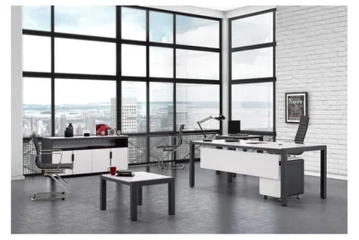 שולחן משרדי דגם יניב לבן רוחב 160 ס``מ