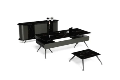 שולחן מנהל/ת ONIX VIP רוחב 220 ס``מ צבע שיש