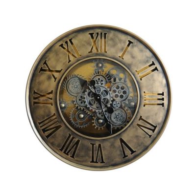 שעון גלגלים ברונזה