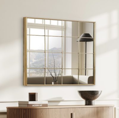 מראה ריבועים זהב