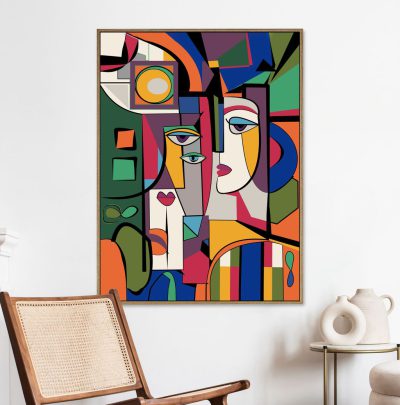 תמונת קטיפה מסגרת עץ