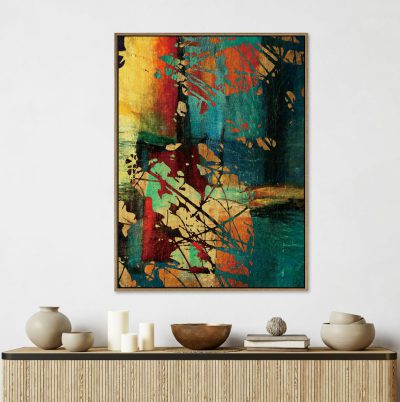 תמונת קטיפה מסגרת עץ