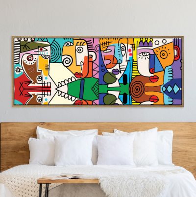 תמונת קטיפה מסגרת עץ