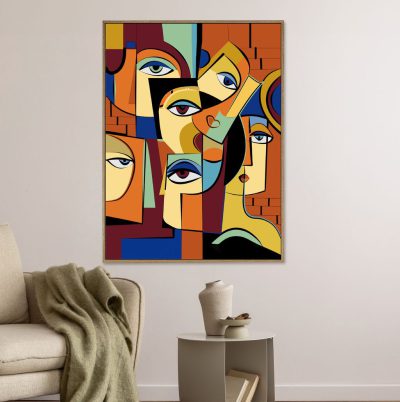 תמונת קטיפה מסגרת עץ