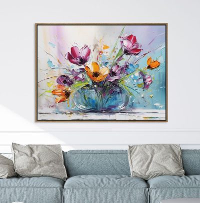 תמונת קטיפה מסגרת עץ