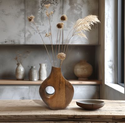 אגרטל עץ מנגו