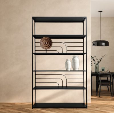 כוננית ברזל מעוצבת