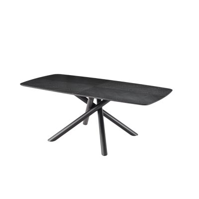 שולחן אוכל דגם KLERR גוון שחור