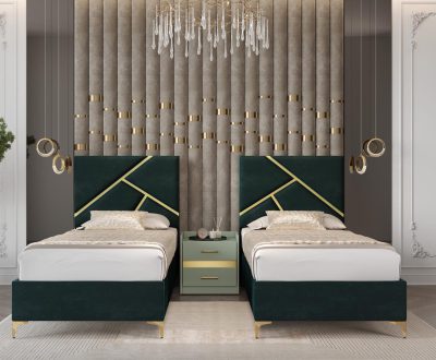 מיטה זוגית עם הפרדה יהודית דגם ספיר