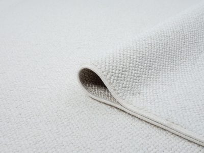 שטיח לולאה גוון לבן - שמנת