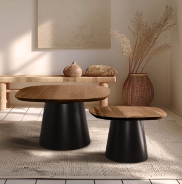 רודוס – סט 2 שולחנות מרובעים