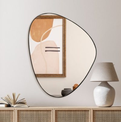 מראה בצורת משולש - שחור